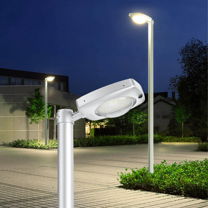 Lampadaire solaire puissant télécommande 3000 Lumen - Ecoworld-shop.fr